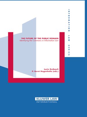cover image of The Future of the Public Domain